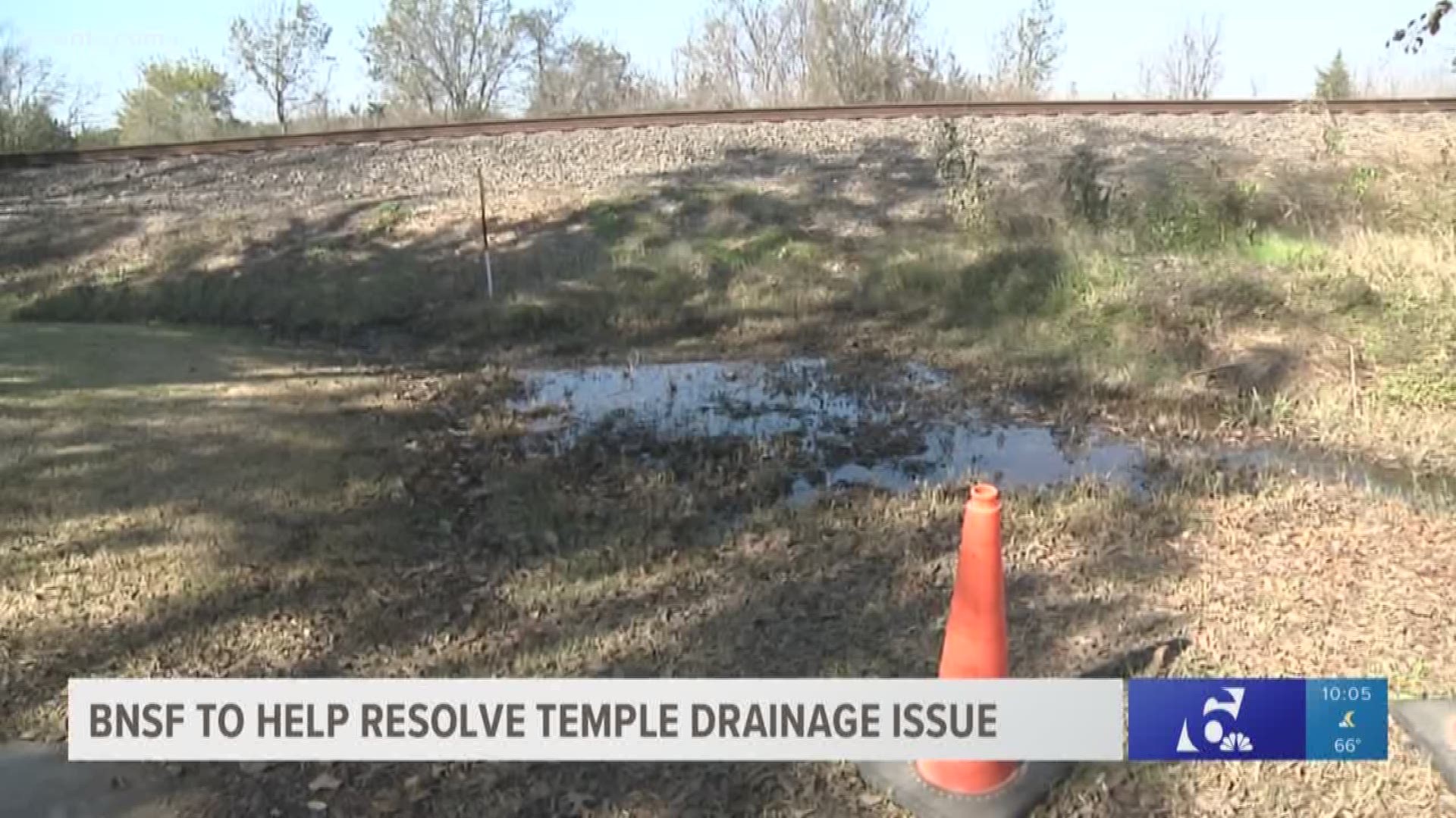 Channel 6's Andrew Moore explains how a Temple resident's drainage issues may soon be resolved.