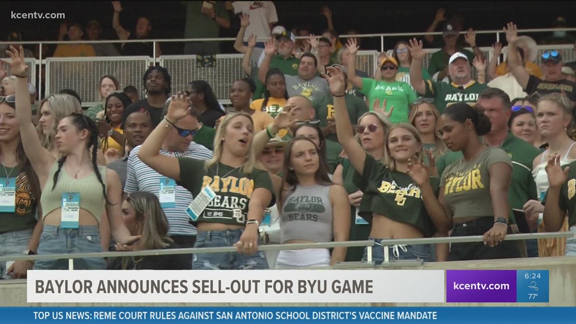 Baylor homecoming game officially sold out