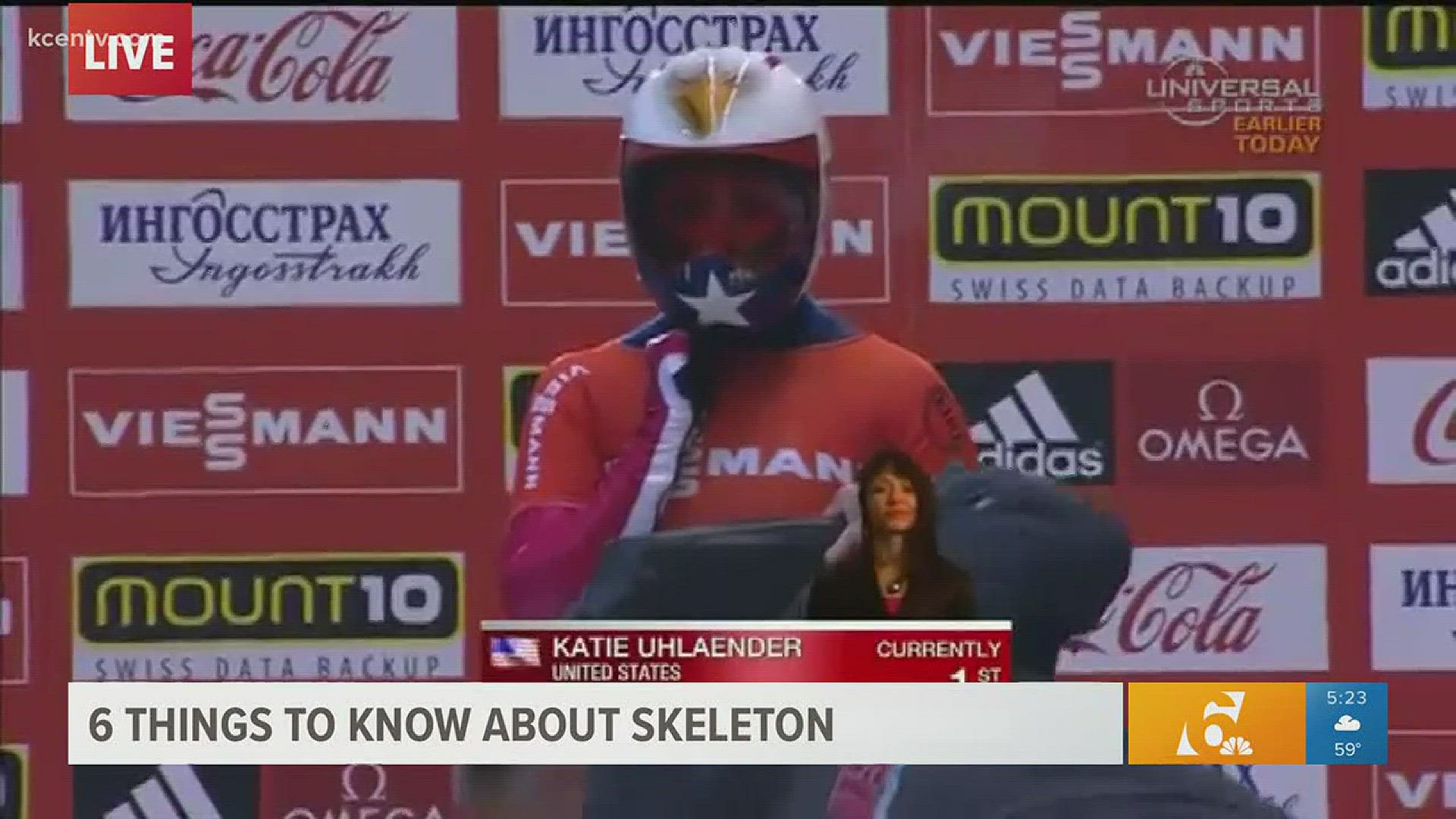 Leslie Draffin explains Skeleton in light of McGregor's own Katie Uhlaender competing in the 2018 Olympics