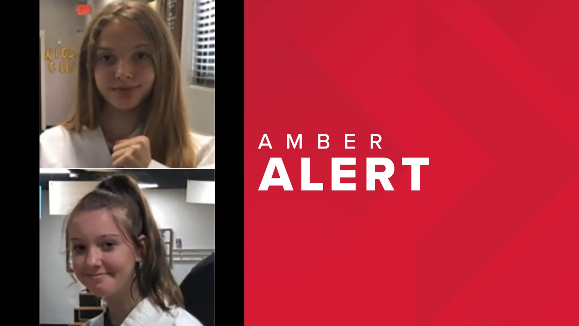 Natalie Hull, 13, and Sarah Hull, 11, were last seen at 4 a.m. Thursday in the 100 block of Water Plant Road in Santo.