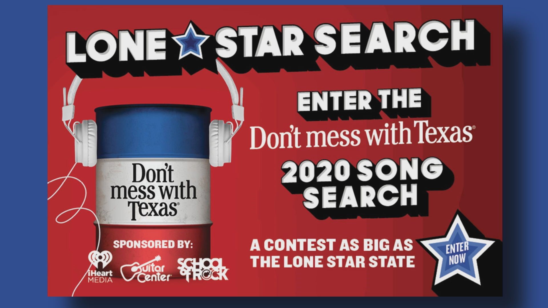 TxDot is calling it the contest as big as the Lone Star state. Musicians can sign up now to be the new face of the anti-litter theme song