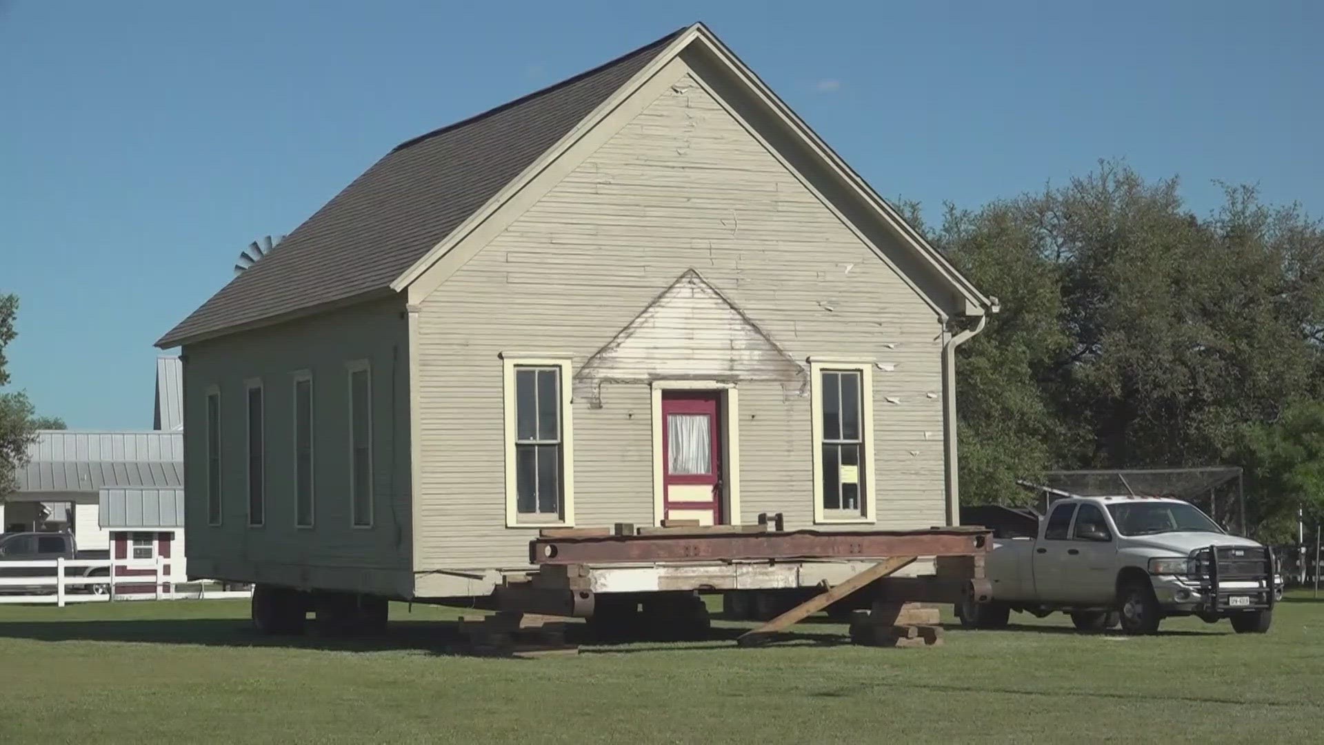 The historic 1908 Old Church Place, which is 115 years old, was successfully moved to a new location Tuesday.