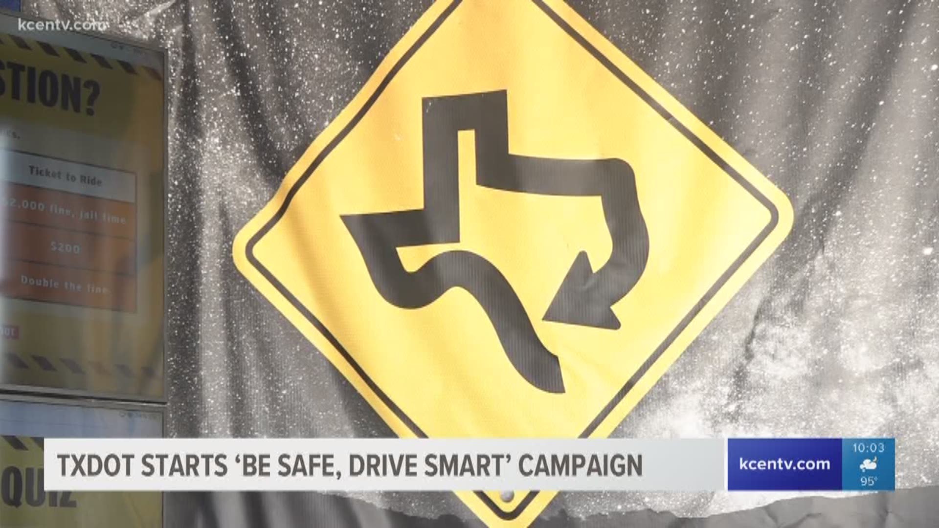 TxDOT brought its "Be Safe, Drive Smart" campaign to Temple Saturday to convince people to drive safely.