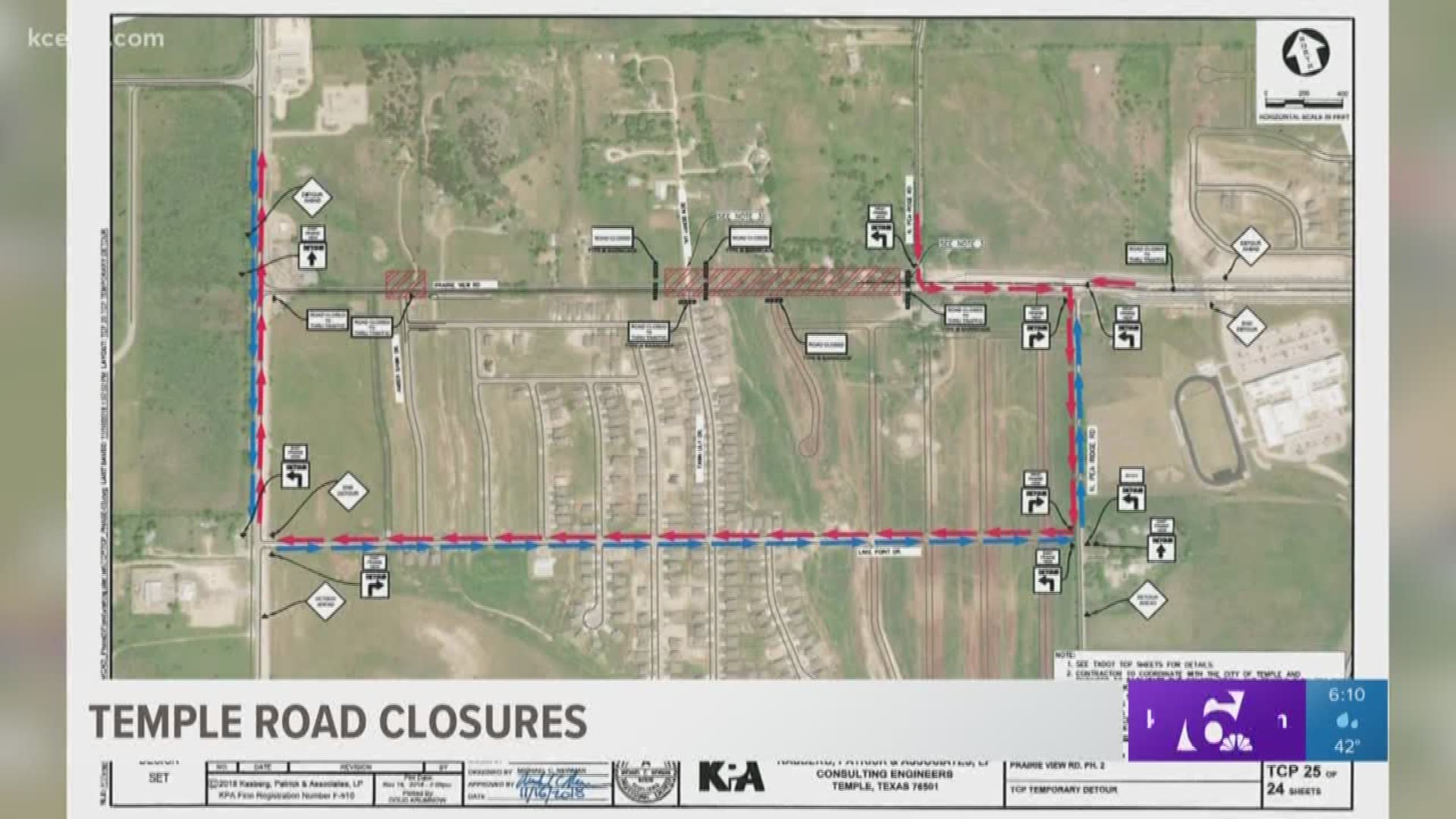 Ongoing water main construction caused the road to remain closed until Dec. 18.
