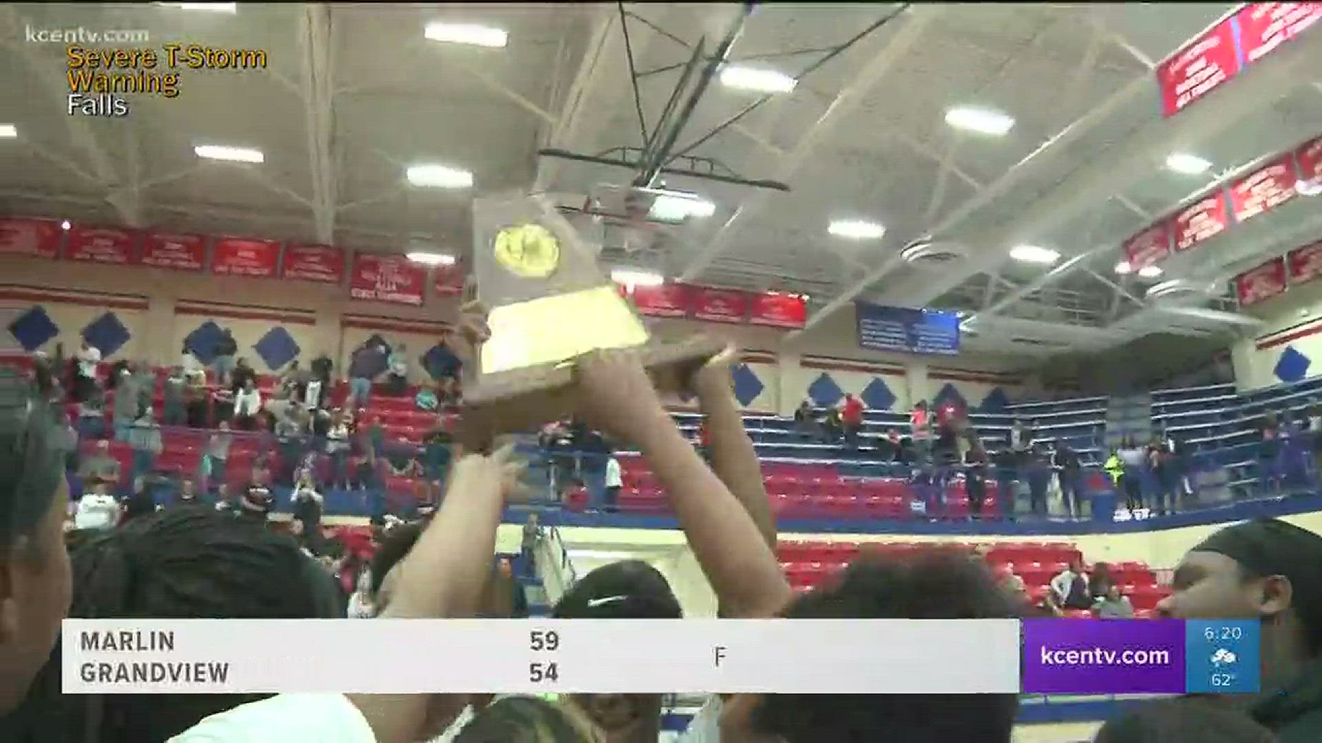 Marlin beat Grandview 59-54 in the Class 3A region III final at Midway on Saturday