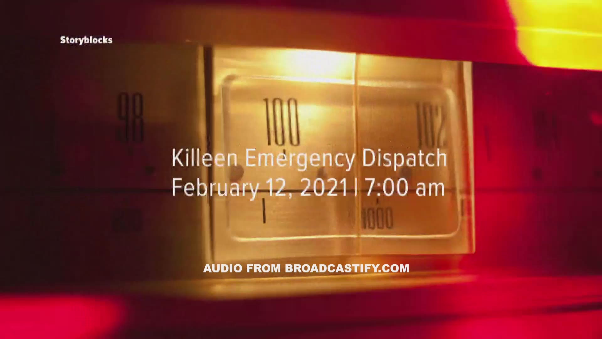 Killeen emergency dispatch talks about people on the highway amid accidents caused by icy road conditions in the morning hours of Feb. 12.