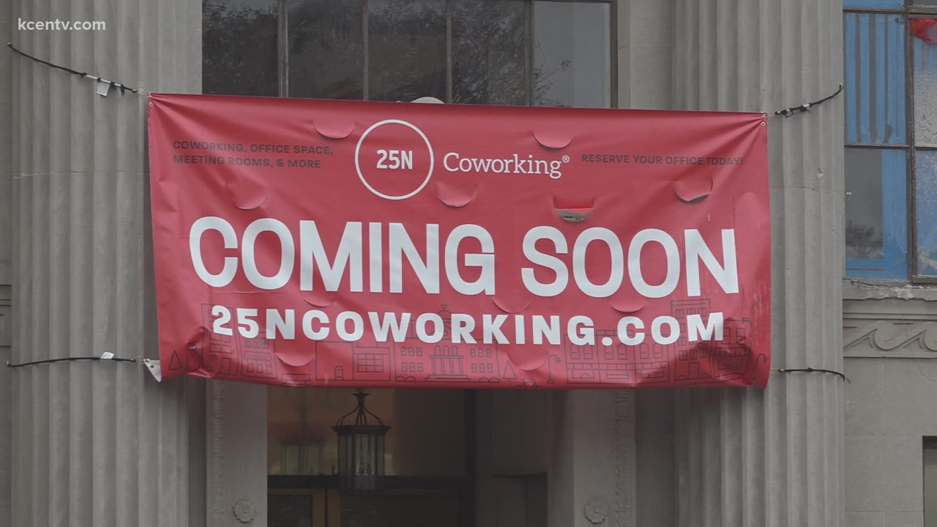 25N Coworking will have flexible workspaces, desks, private offices and meeting rooms. Tours are available now.
