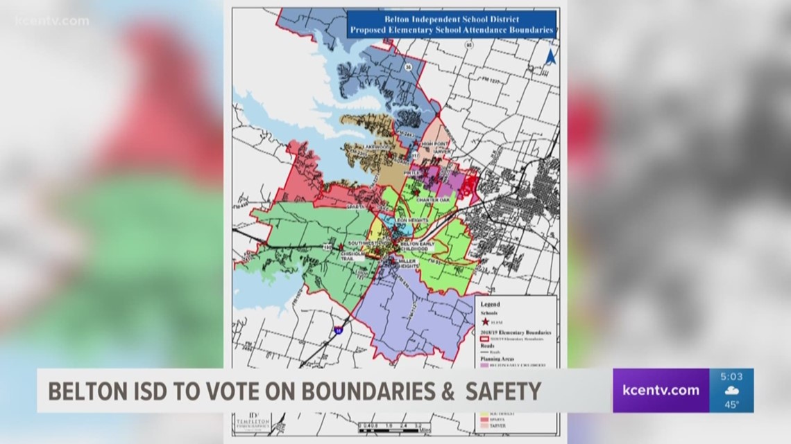 Belton ISD approves new district lines, reviews safety measures