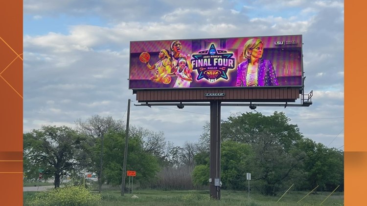 Social media reacts to Kim Mulkey LSU billboards in Waco