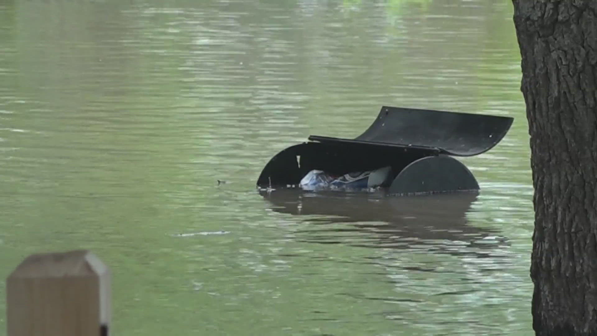 Mike Rogers and Baylee Bates provide updates on the status of two flooded areas near Lake Waco and in Valley Mills.