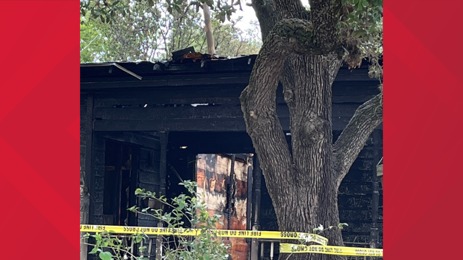 When fire crews arrived, they found the home engulfed in flames.