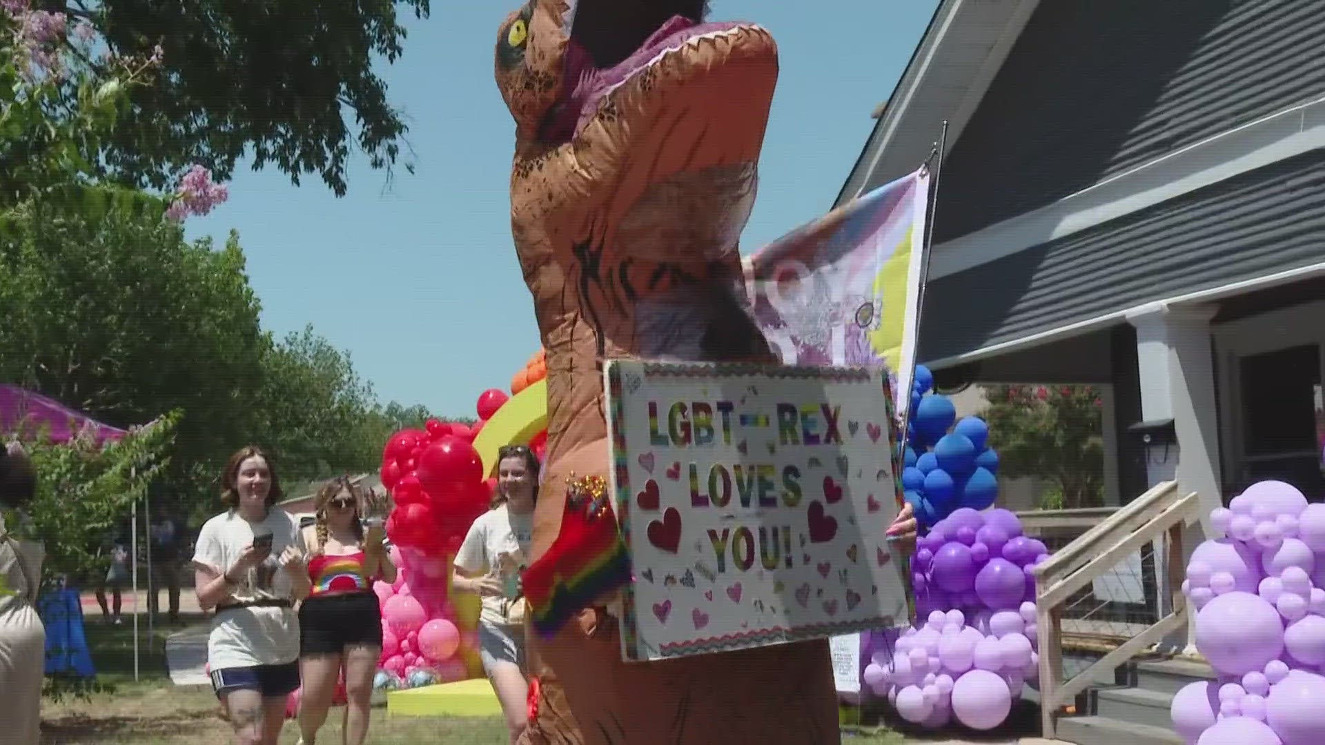 FoxDog in Temple, TX held the "Y'all mean All" Pride festival on June 24, featuring food trucks, vendors and live music.