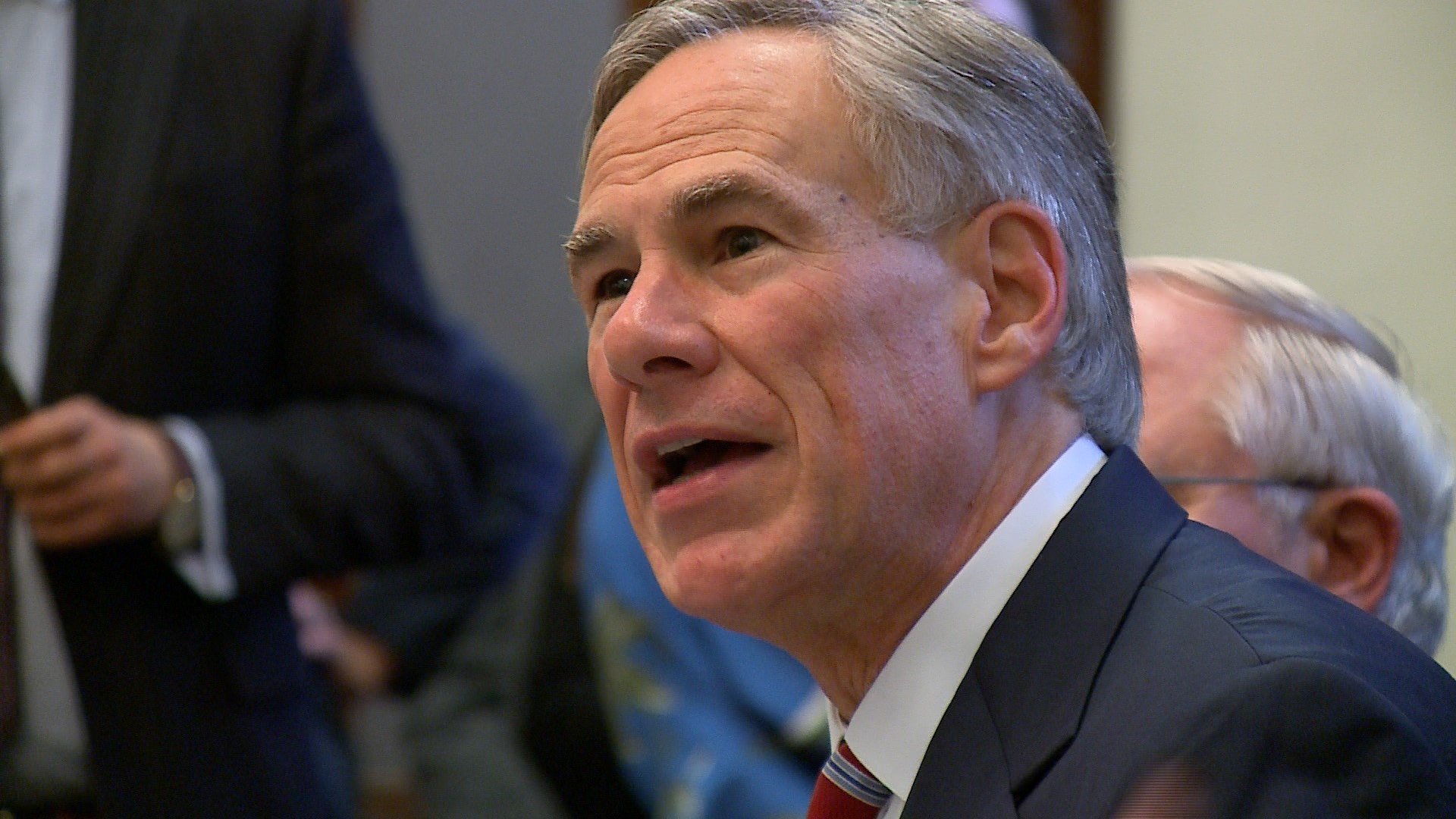 Gov. Greg Abbott spoke Monday about how the state can move forward with re-opening during the coronavirus pandemic.