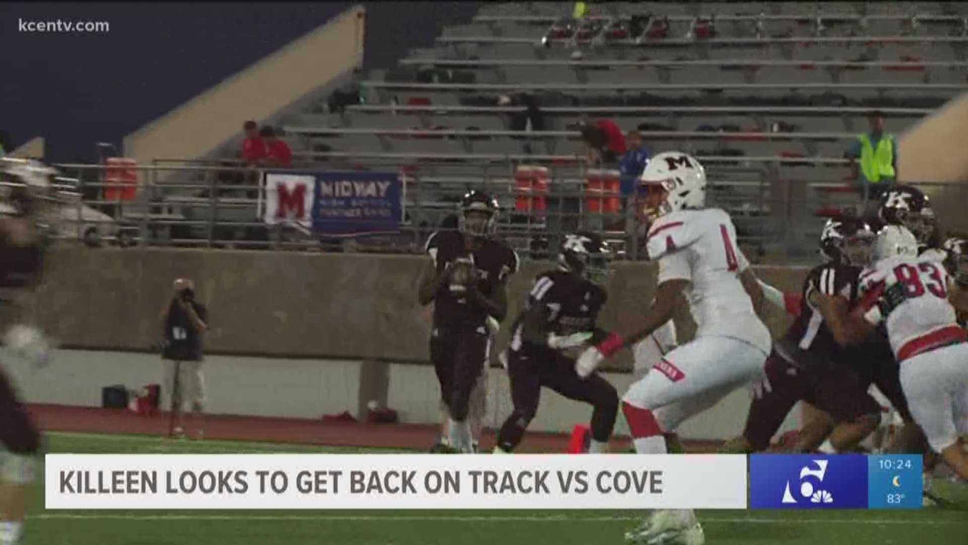 The Kangaroos look to get back on track when they face a Copperas Cove team that fell to Belton 35-28 in two days.