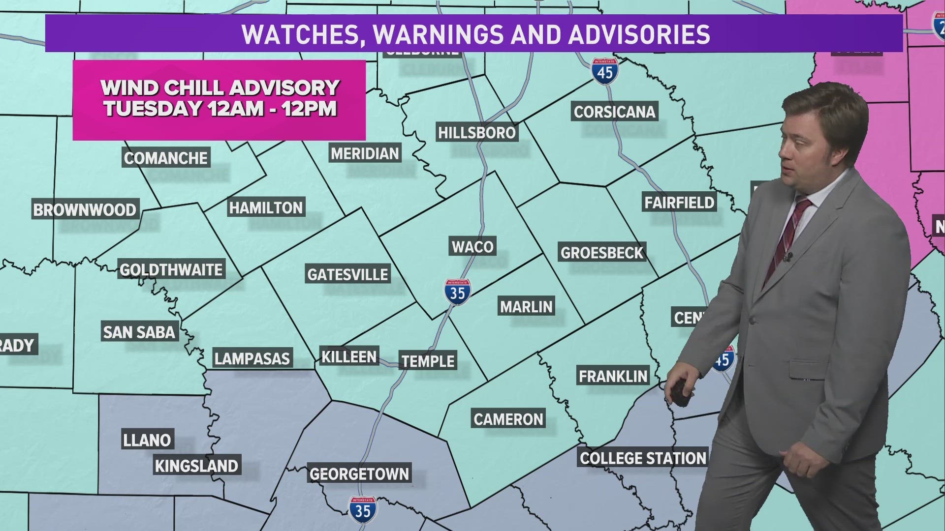 The Arctic Blast has arrived in Central Texas, bringing dangerously cold conditions with it. Let's break down what conditions you should expect and for how long.