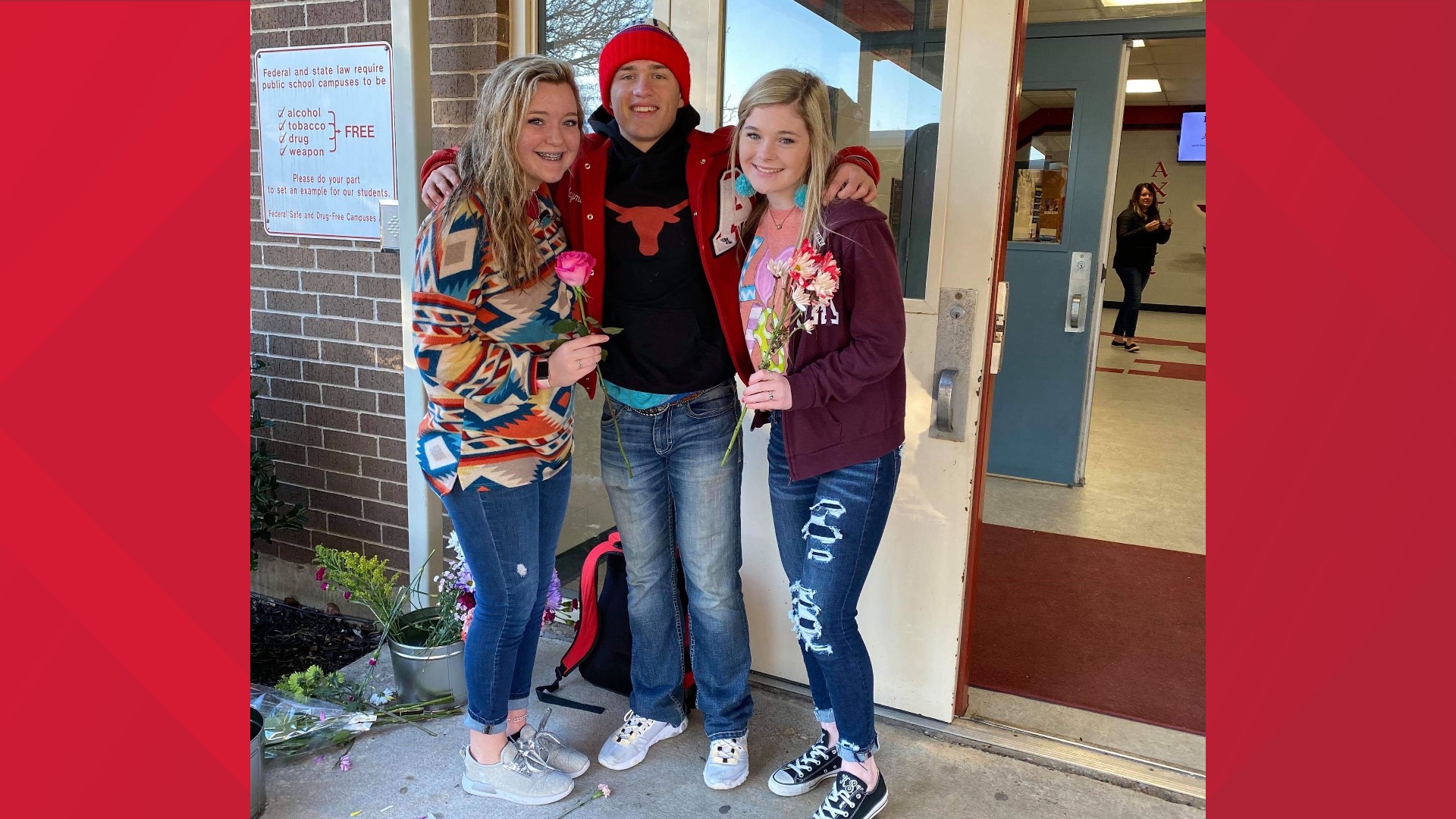 Jayme Wooley's mom is beaming with pride and feeling the love and not just because it’s the day of love, but because her son made a heartwarming request.
