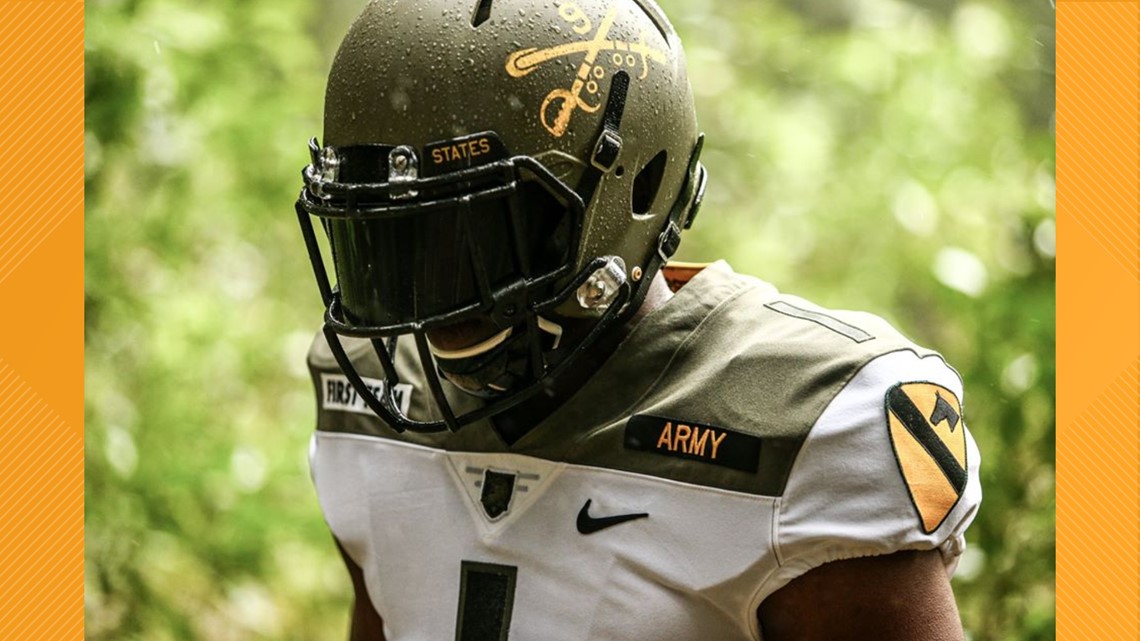 Army Black Knights Unveil “Tropic Lightning” Uniforms For Navy Game –  SportsLogos.Net News