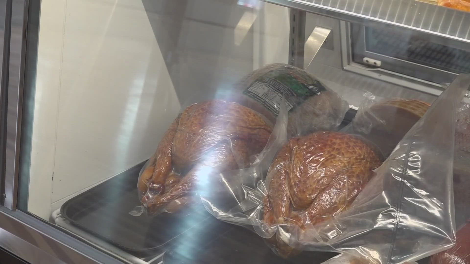 Westphalia Market Butcher Bakery staff have been busy catering to holiday shoppers, offering popular cuts like prime ribs, roast tenderloins and smoked turkeys. 