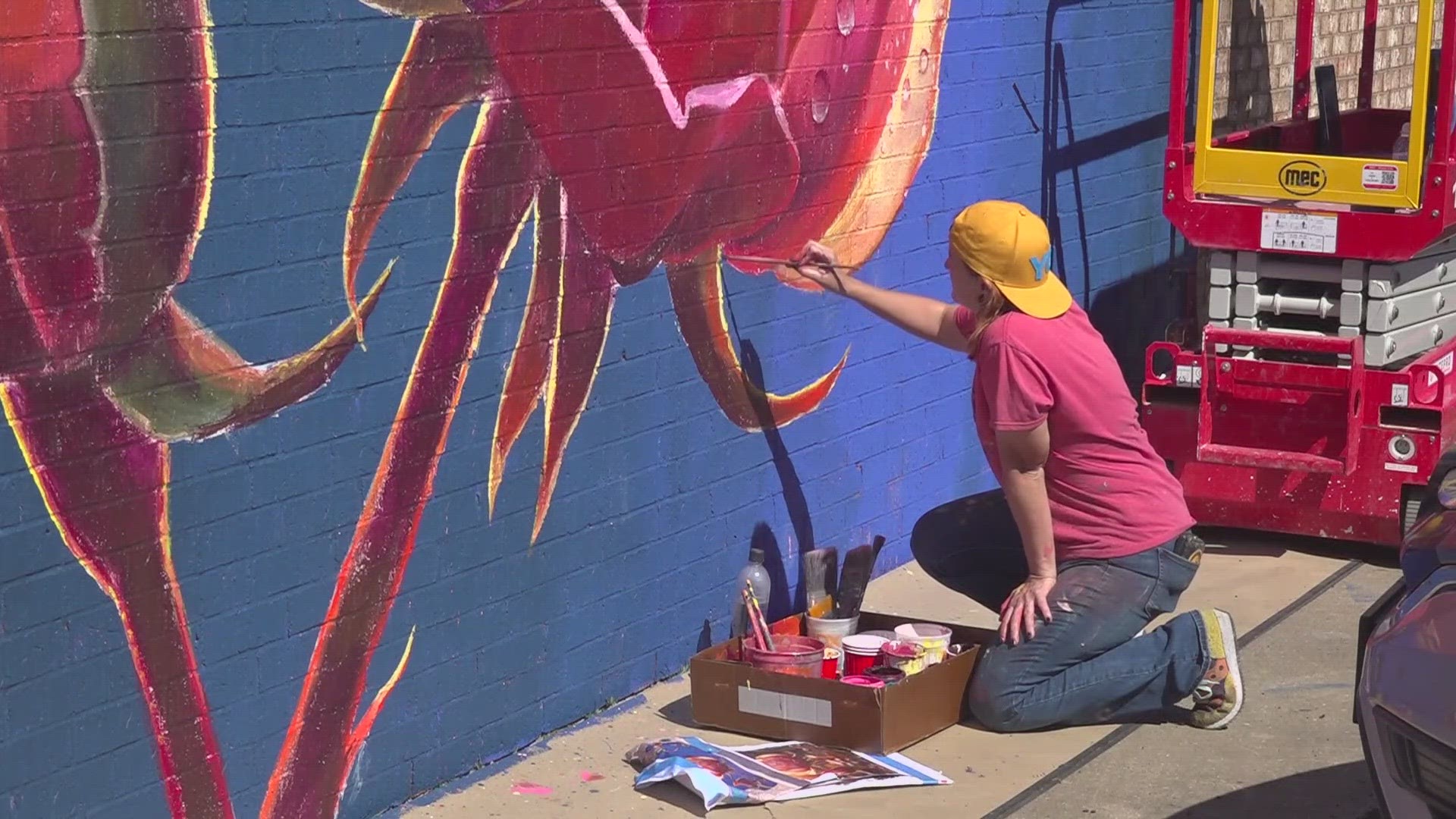 The first-ever mural festival brought artists near and far together, and can make a perfect backdrop for a social media post.
