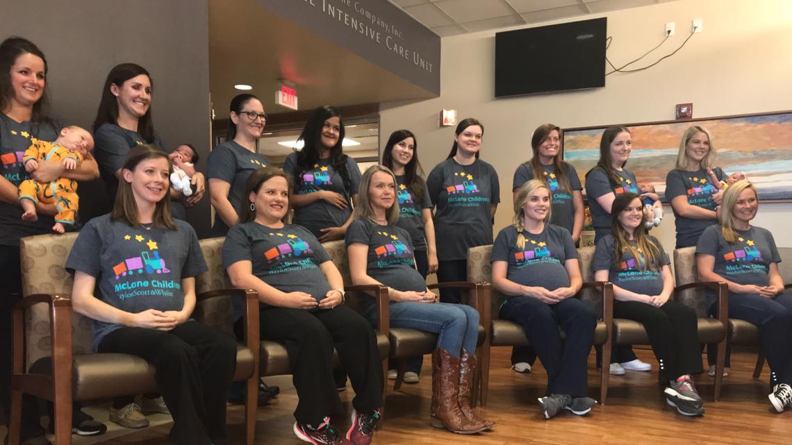 19 Nurses Pregnant At Baylor Scott And White NICU | Kcentv.com