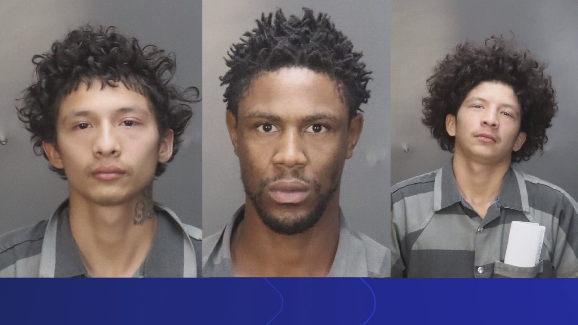 Two gang members and a third suspect have been arrested in connection with a murder in Elm Mott that left a "grieving widow, grieving child".