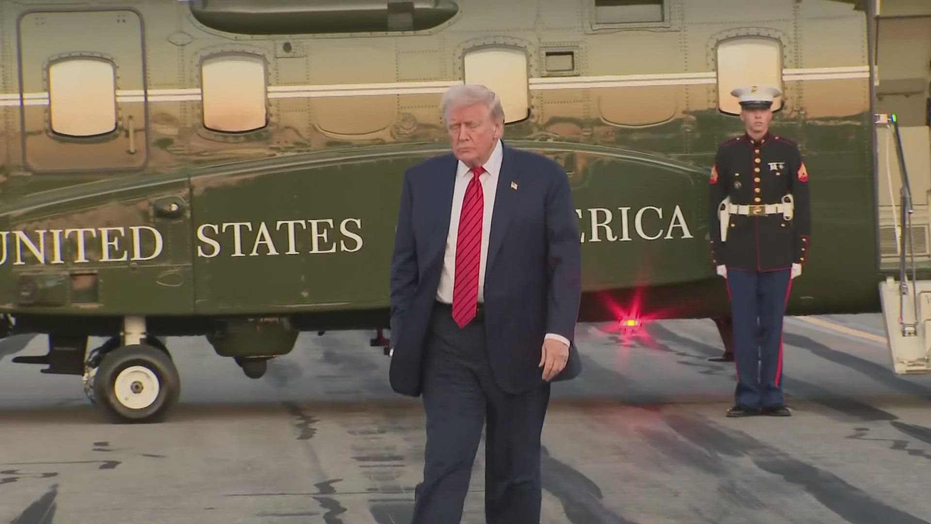 Trump says his tariff policy is good for the economy.