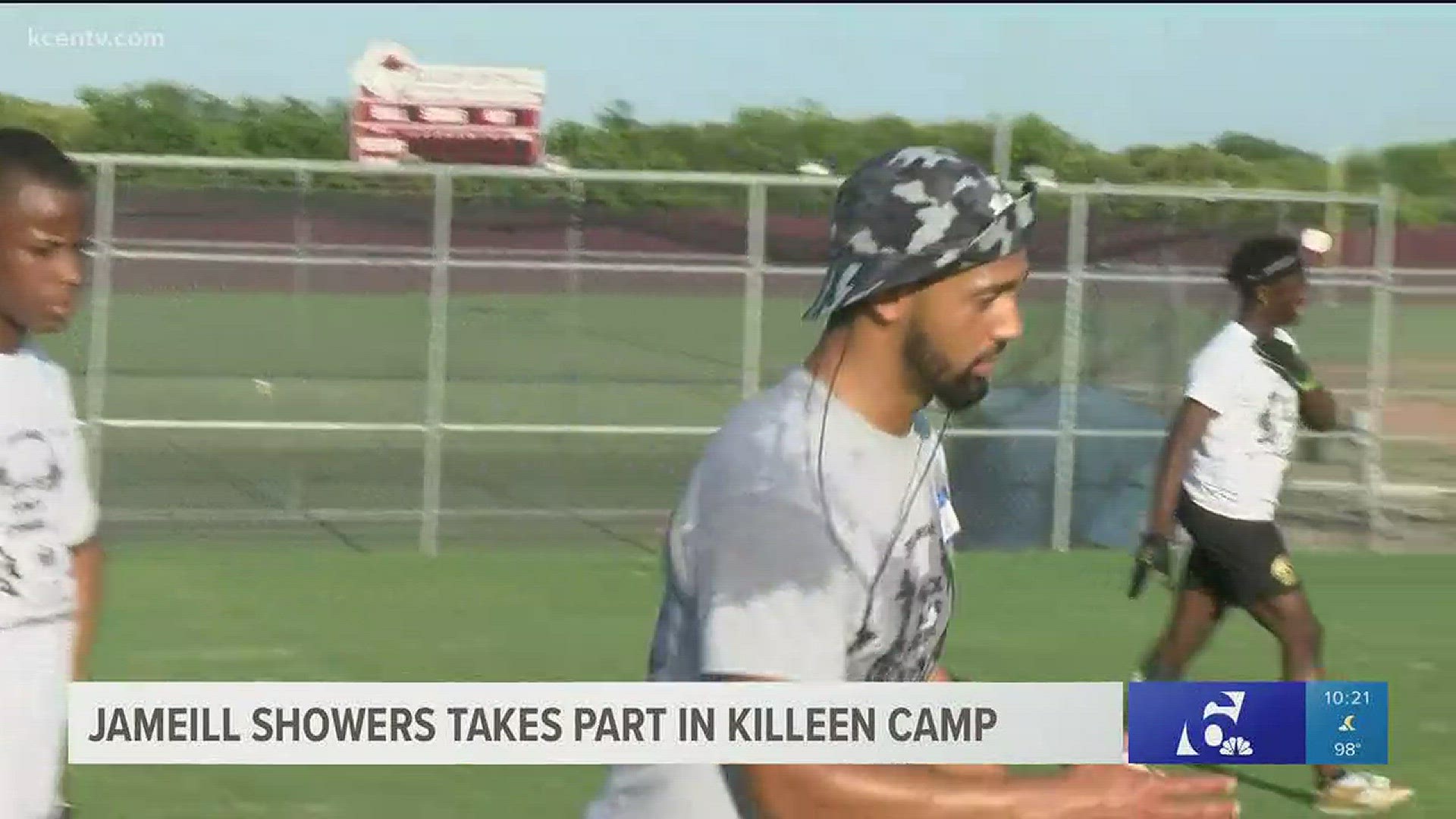 The Shoemaker grad is hoping to inspire fellow Killeen natives by helping at a free football camp.