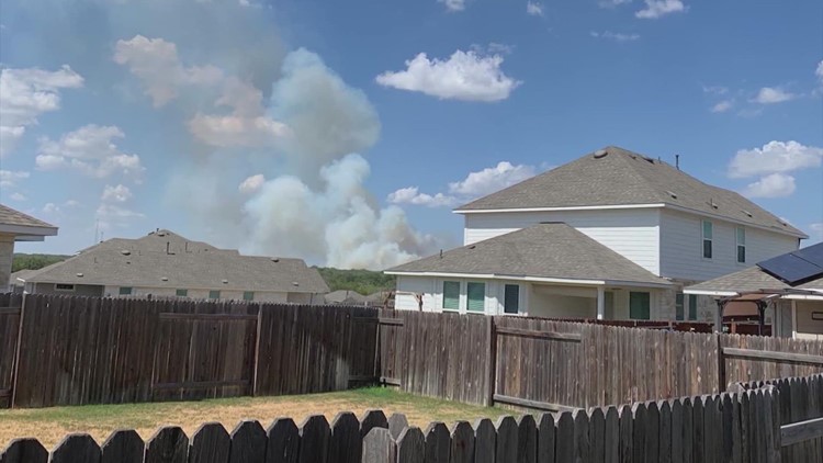 Authorities responding to wildfire on Tower Road in Liberty Hill