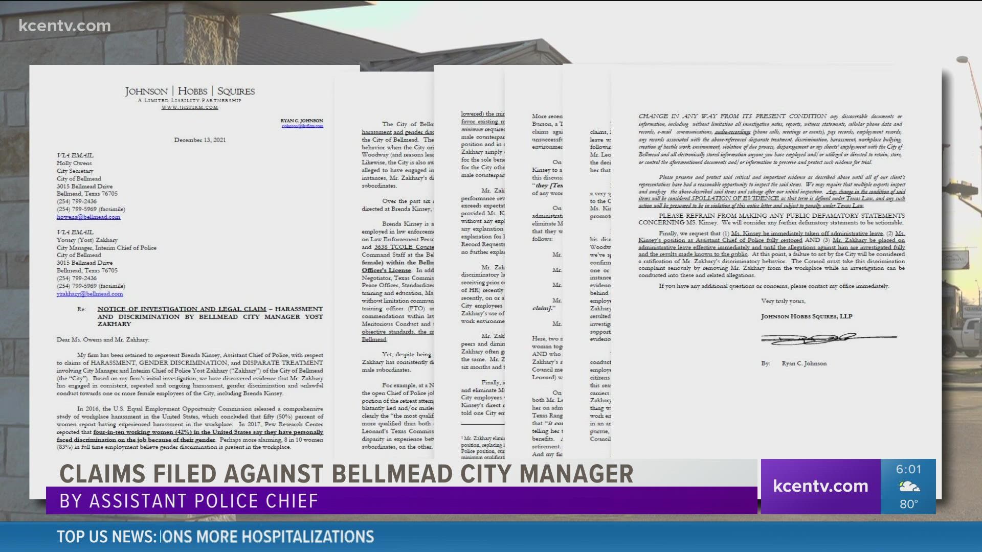 Bellmead Assistant Police Chief Brenda Kinsey was charged with felony misuse of official information a day after she filed harassment and discrimination claims again