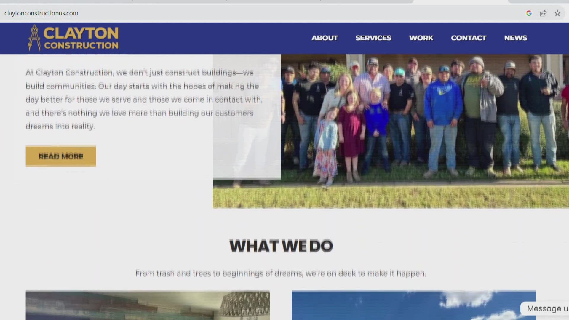 6 Fix Update Clayton Construction files Bankruptcy after leaving many