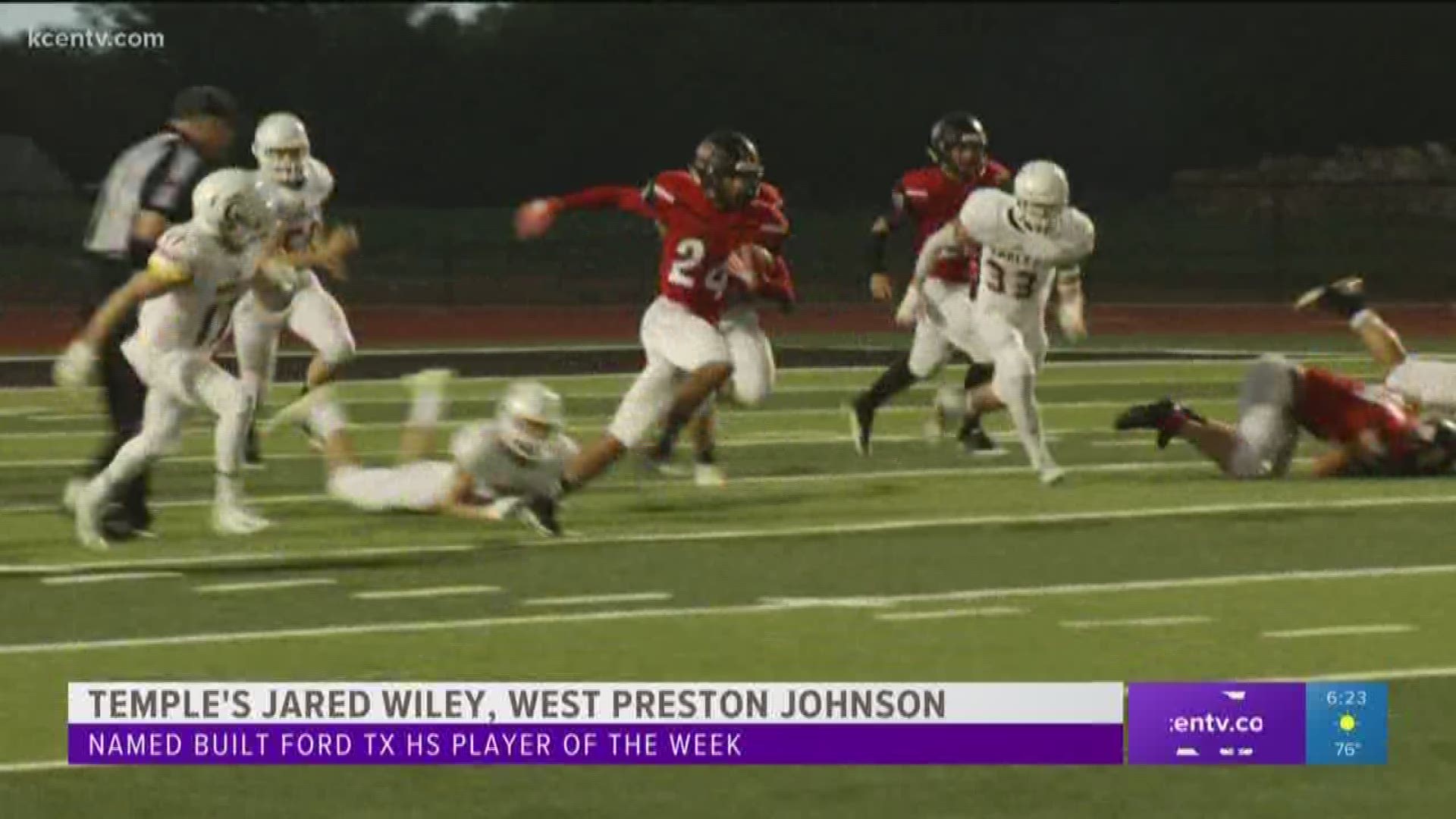 Temple QB Jared Wiley & West RB Preston Johnson Named Built Ford Tough Texas HS Player of the Week