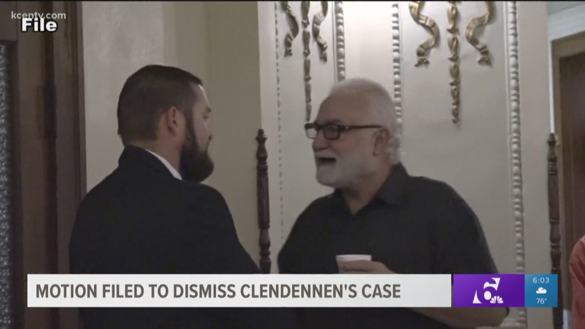 A motion was filed to dismiss the case against former Scimitars motorcycle club member Matthew Clendennen.