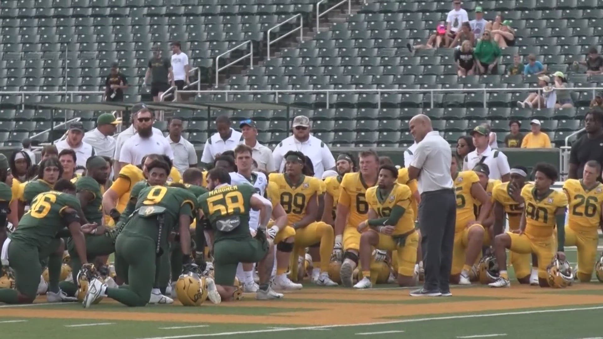 Baylor Bears football team unveils new uniforms 