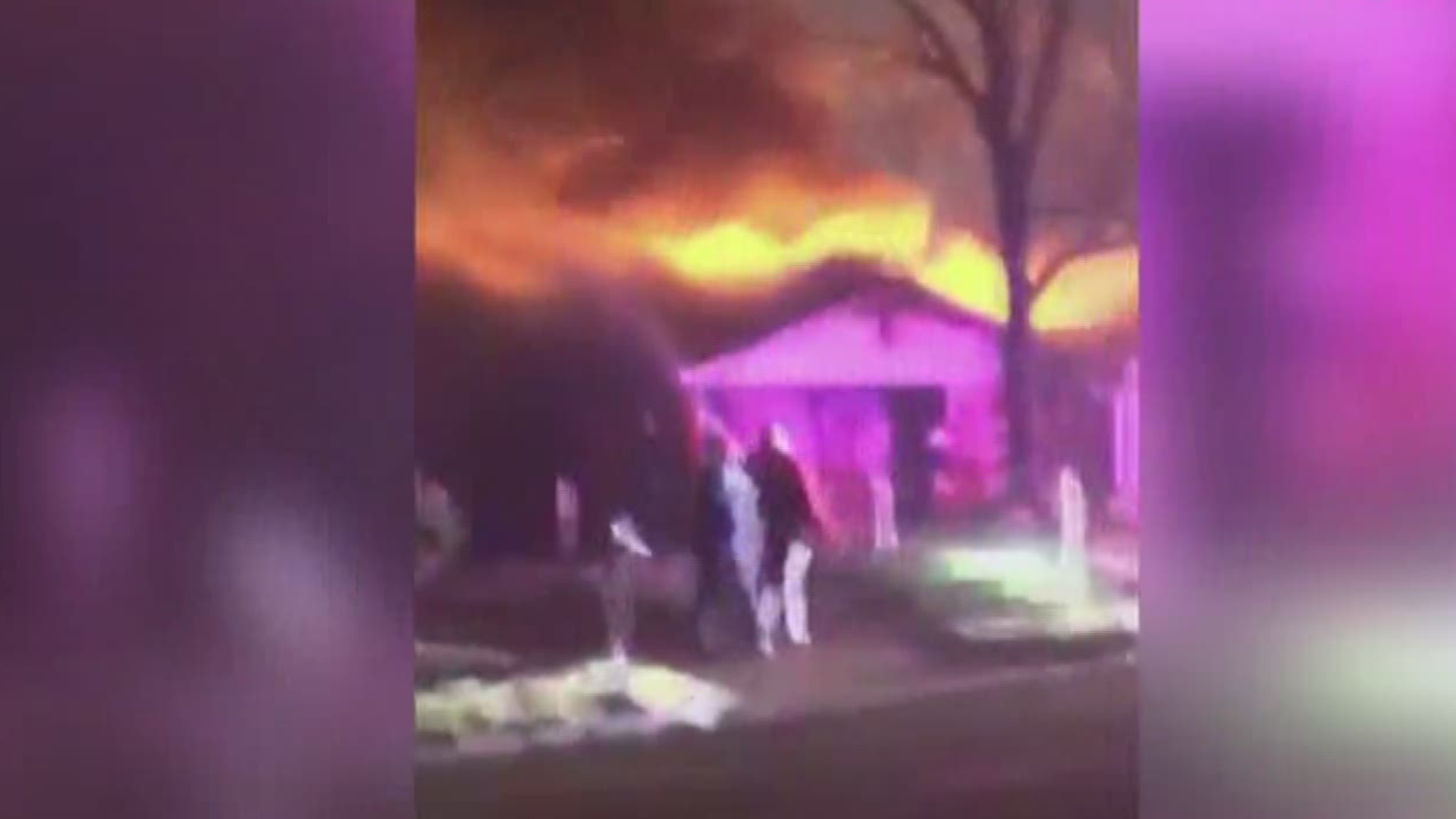 A home went up in flames in Killeen early Sunday morning.