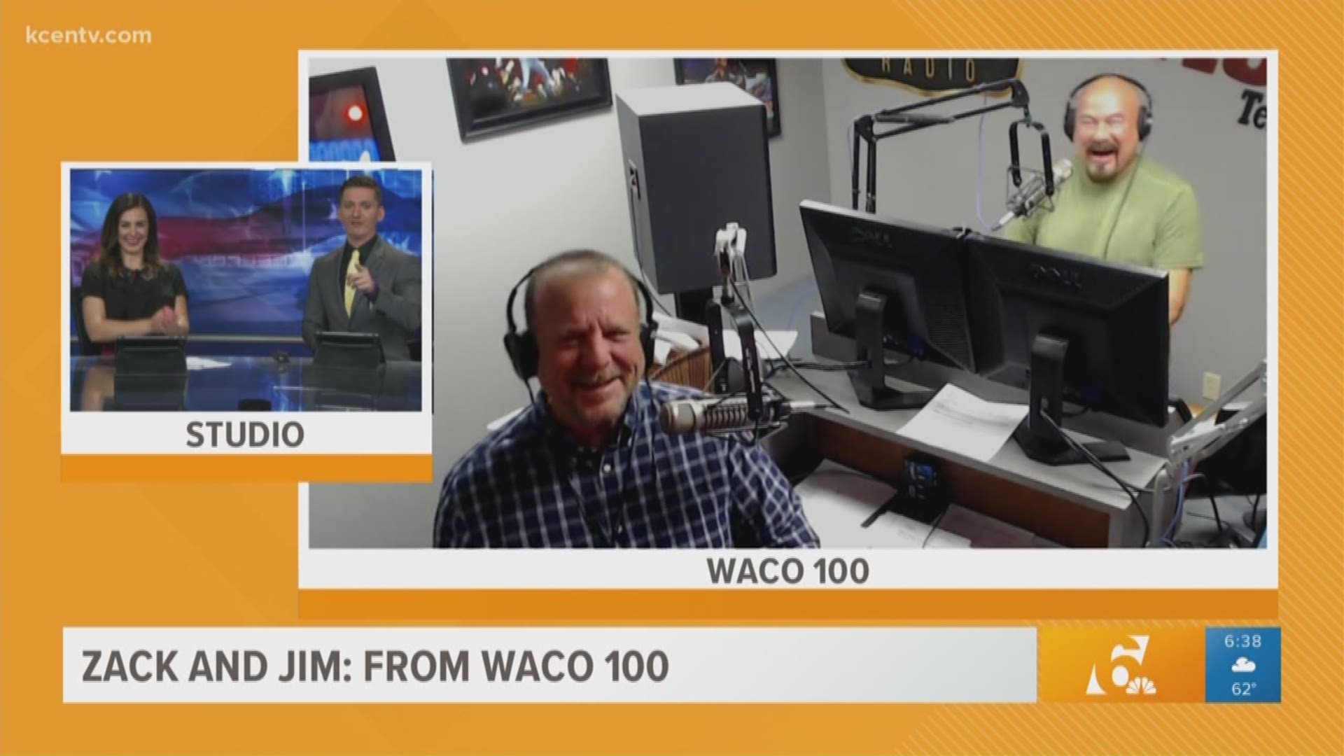 Zack & Jim from Waco 100 join Texas Today to talk Final Four coverage, and the reason why you should hug a newsperson on April 4.