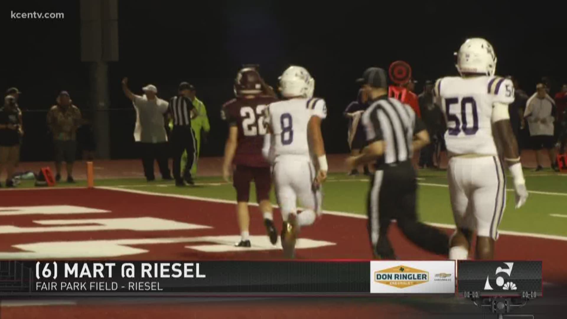 Mart bounced back from a tough loss last week with a 52-21 win over Riesel.