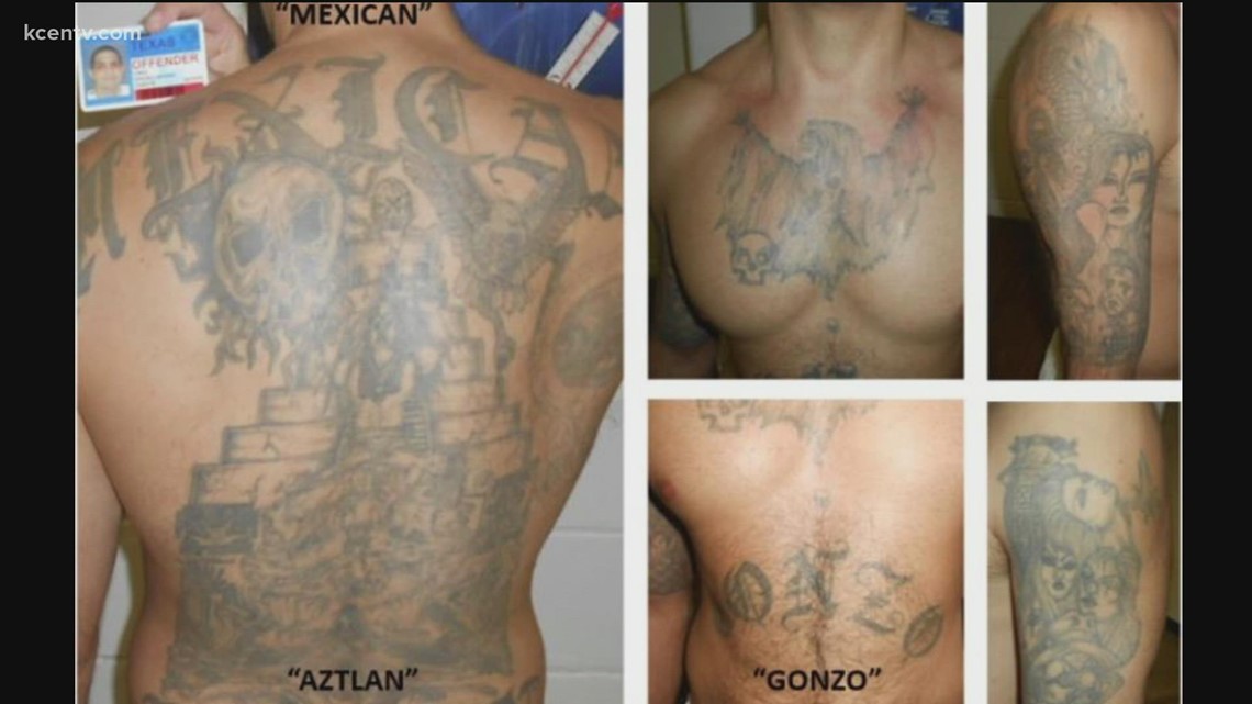 Photos of inmate tattoos released