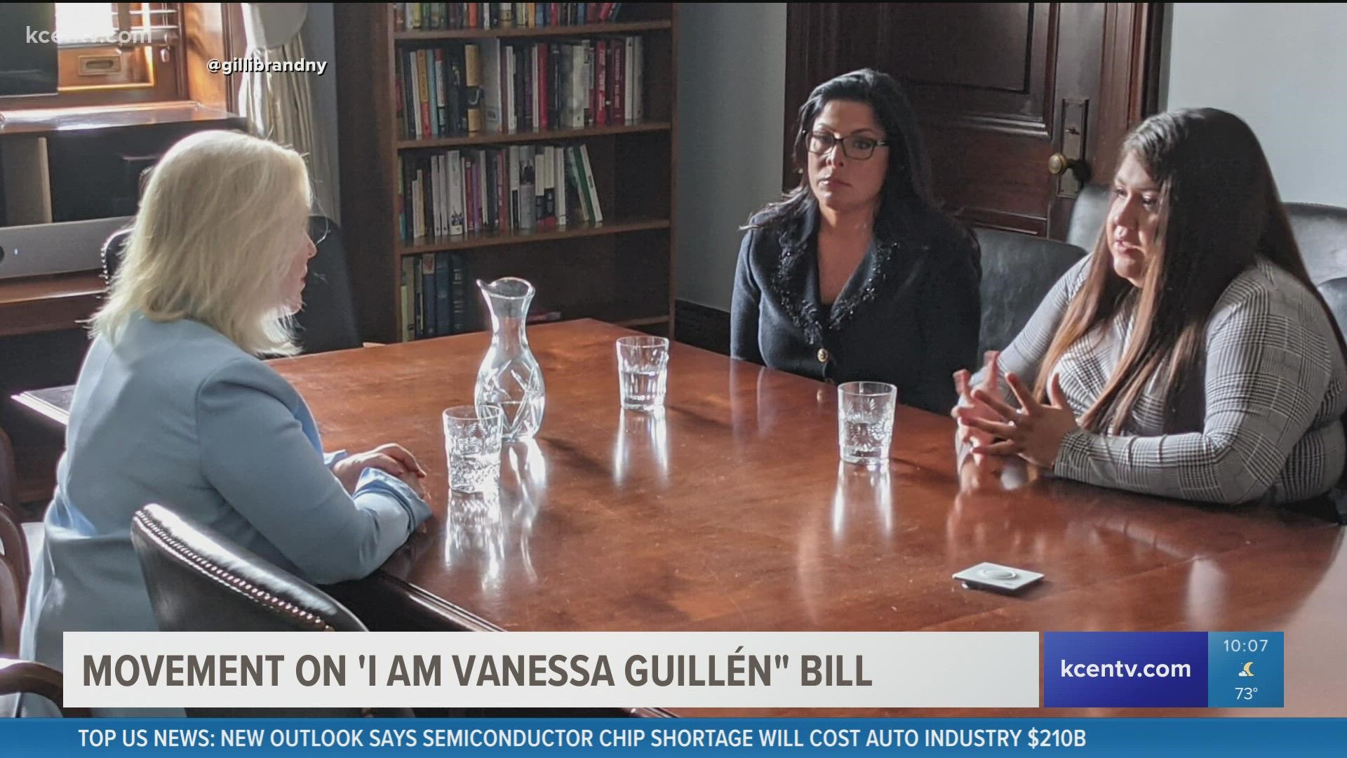 Spc. Vanessa Guillen's family and their attorney met with lawmakers about the bill, which aims to improve how reports of sexual violence are handled in the military.