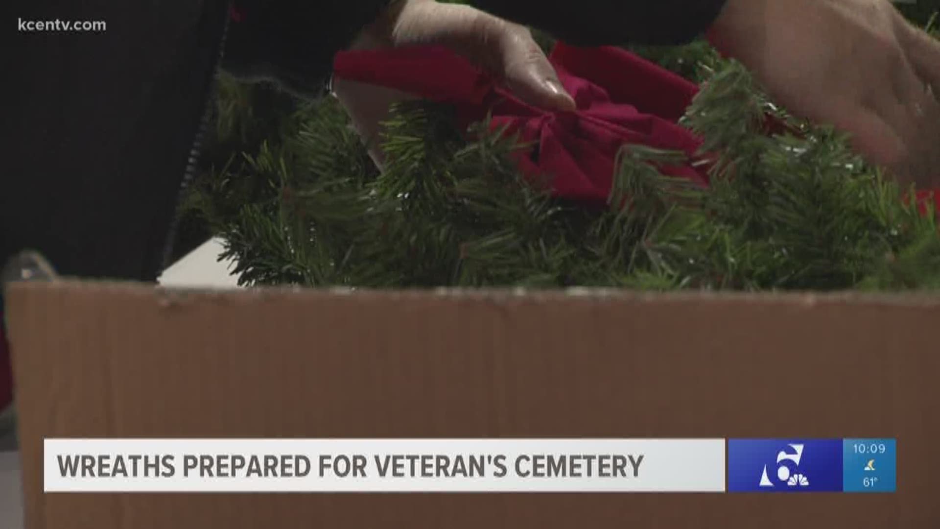 Hundreds of people filled the Killeen Special Events Center Saturday morning to prepare wreaths to honor veterans.