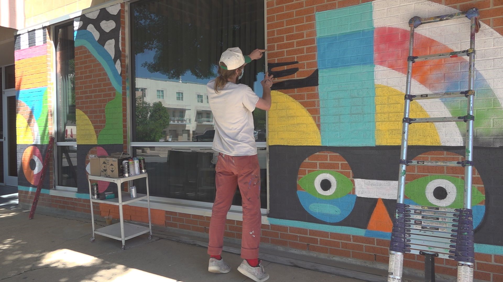 The event is hosted in Downtown Waco where 50 artists are turning Austin Avenue into a walking art gallery sponsored by local businesses, with more than 100 vendors.