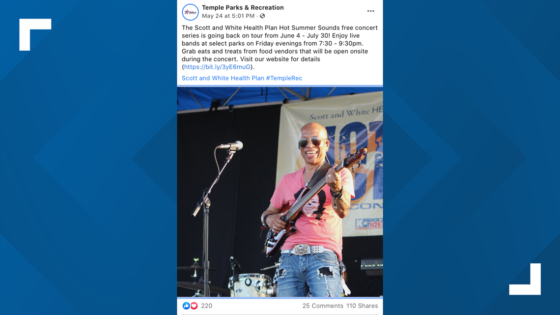 Hot Summer Sounds Concert Series returns to Temple - Vimarsana News