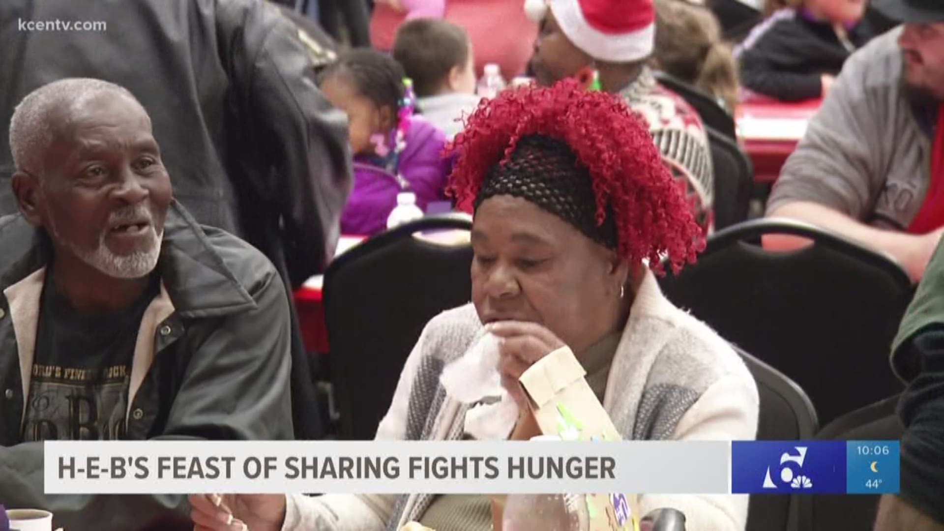 HEB held the annual event at the Waco Convention Center as part of a year-long commitment to fight hunger, especially during the holiday season. Employees served families with free dinner along with drinks and desserts.