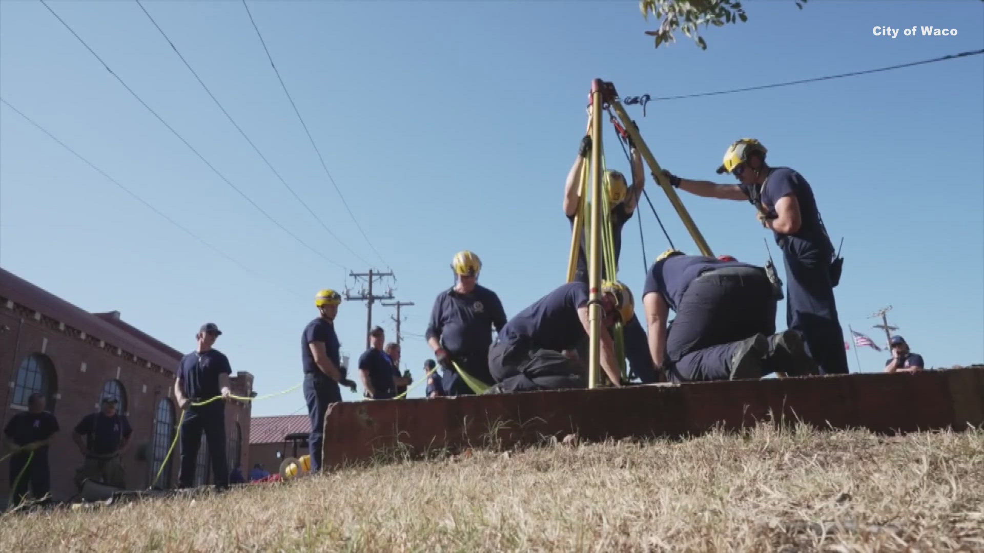 The City of Waco said an employee fell while working underground at a water treatment plant.