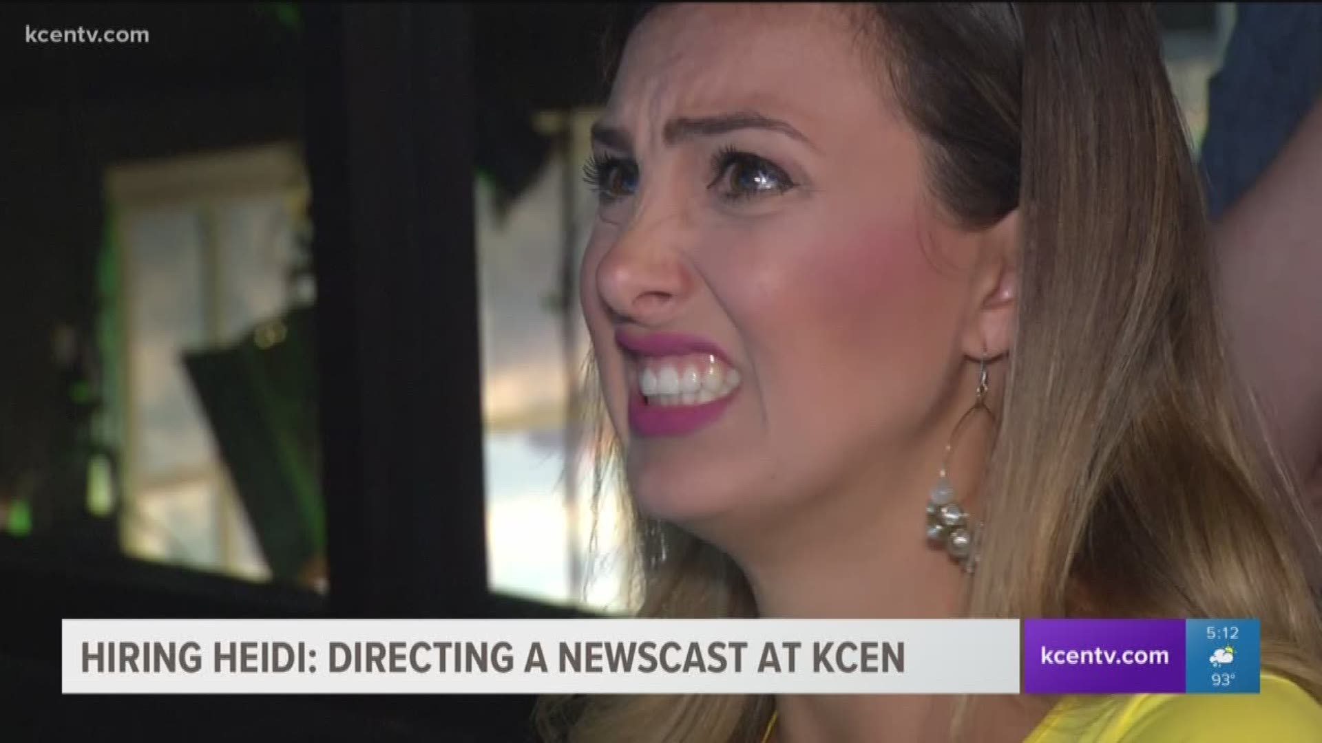 HIRING HEIDI Directing a KCEN newscast