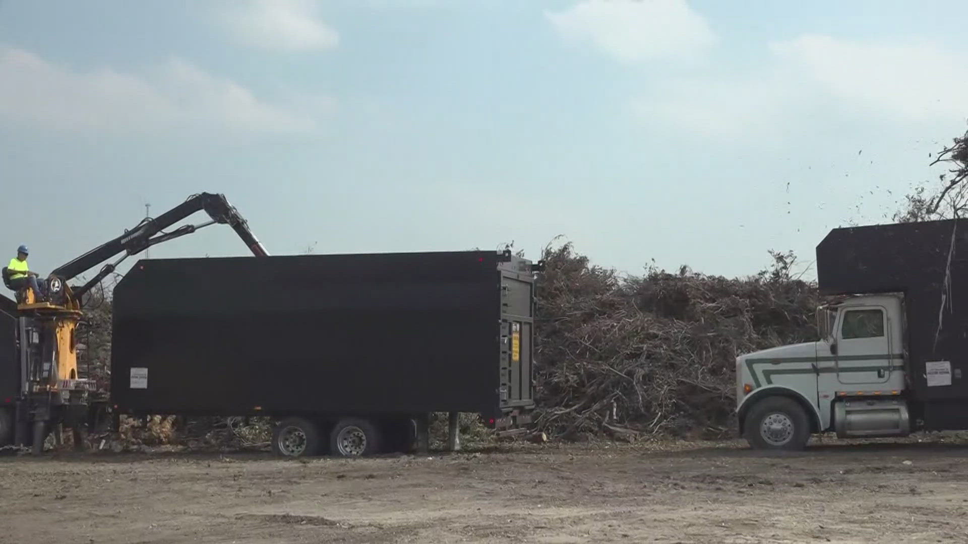 Five-thousand cubic yards of brush has been brought to the City of Temple's landfill.