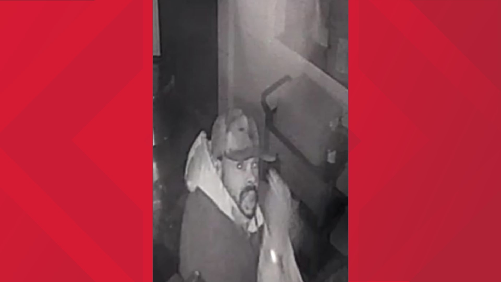 The suspect broke into Mee Mee's Thai Cuisine early Thursday morning.