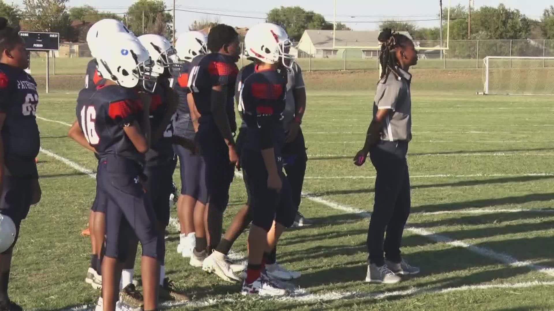 Palo Alto Middle School is breaking the mold with a female head football coach.