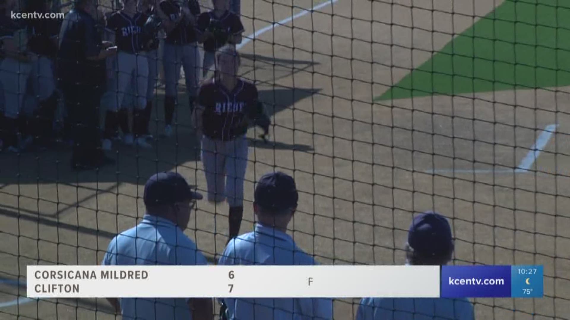 High School Softball Playoffs Riesel Beats Frost On Wild Pitch Kcentv Com