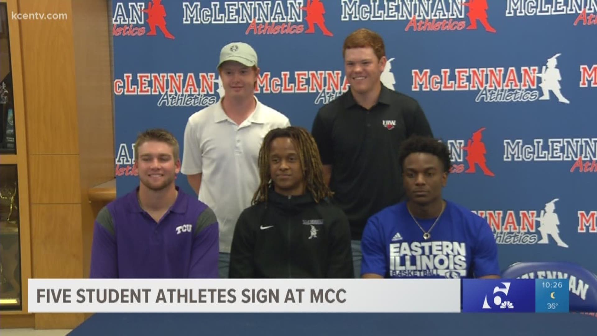 Five student athletes sign at MCC