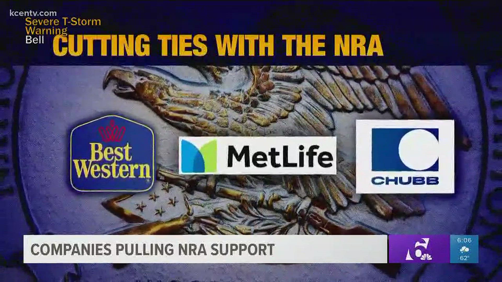 Companies pulling NRA support